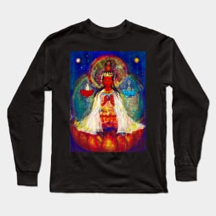 Rainbow Aura Pandaravasini Long Sleeve T-Shirt